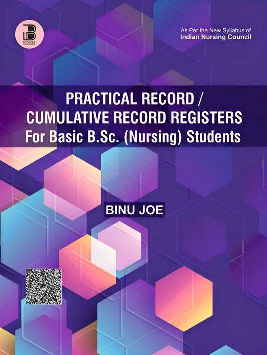 Practical Record/ Cummulative Record Register for B.Sc Nsg